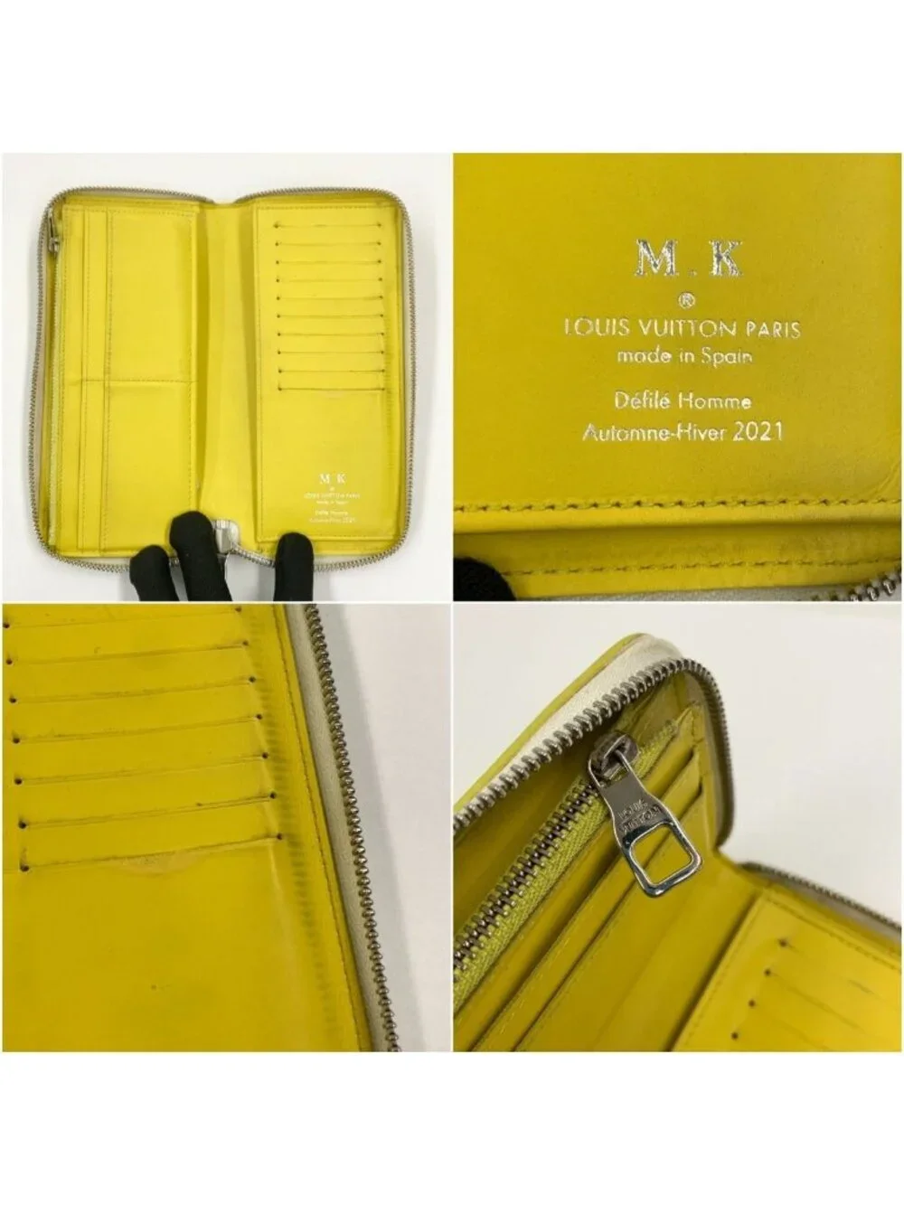 Louis Vuitton Everyday Zippy Wallet Vertical Zip Around Yellow